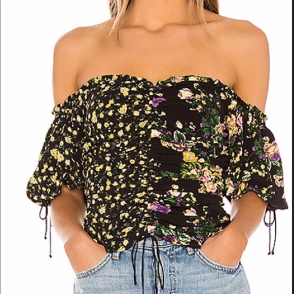 For love and lemons off the shoulder top - Picture 2 of 5